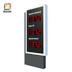 Outdoor Gas Station Price Signs Display LED Number Display ...