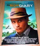 The Rum Diary Movie Poster 27x40 Used Bill Chott, Andy Umberger, Enzo