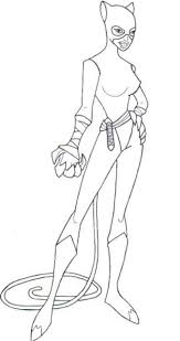 Kids Cartoon Catwoman Google Search Coloring Pictures For Kids Cat Costume Kids Cat Coloring Page