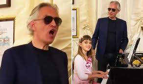 Amos bocelli is an italian musician and the son of andrea bocelli. Andrea Bocelli Performs Beethoven S Ich Liebe Dich With Daughter Virginia On Piano Watch Techiazi