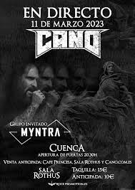 FECHA DE CANO - HEAVY METAL - NOTICIAS HEAVY METAL