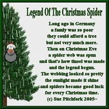 Image Result For German Christmas Spider Poem Christmas Spider Christmas Tree Poem Christmas Pickle