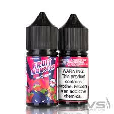 They are also vaping nic salts which is basically a more concentrated version of nicotine, pure and crystallized; Mixed Berry Ejuice By Fruit Monster Nic Salt 30ml