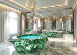 Gold is more expensive than silver. The Crystal Bathtub That Costs 1m