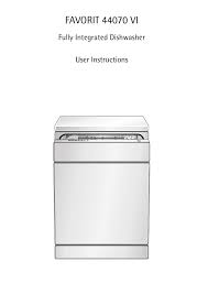 Speed queen washers aren't widespread, so repairing them can be quite challenging even for service centers. Electrolux 44070 Vi Dishwasher User Manual Manualzz