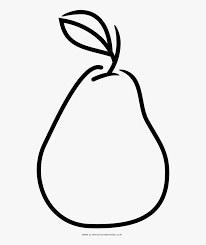 Pear coloring sheet print free. Pear Coloring Page Line Art Hd Png Download Kindpng