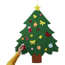 Hobbycraft Decorate Your Own Felt Christmas Tree Kit Christmas Tree Kit Felt Christmas Tree Felt Christmas