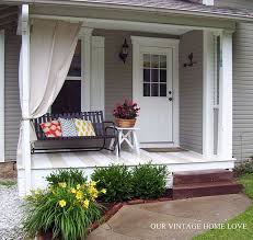 Our Vintage Home Love Our Home Small Front Porches Designs Front Porch Decorating Porch Makeover