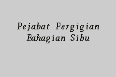 Pejabat kesihatan daerah klang ретвитнул(а) bahagian keselamatan dan kualiti makanan. Pejabat Pergigian Bahagian Sibu Klinik Gigi In Sibu