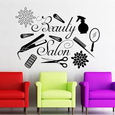 Rising Arts- Size: 2 x 1 Feet - Beauty Salon products style wall sticker for parlors , girls, ladies, salons, office, room, Decor Lovers - customize - Black color | Daraz.pk