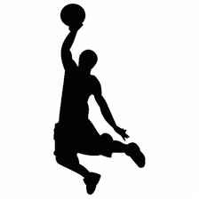 Black And White Kids Playing Basketball Basketball Player Silhouette Basketball Silhouette Silhouette Basketball Clipart