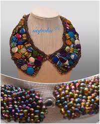 Ankara Button Necklace African Necklace Bead Necklace By Nopoku Statement Jewelry Necklace Button Necklace African Jewelry