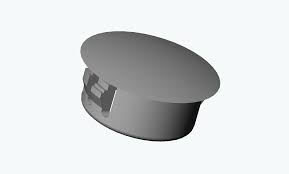 Ce cache obturateur en plastique est localisé à plusieurs endroits : Obturateur Pour Tole Optbpf Efp Industrie