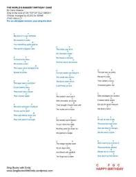 Birthday Song For Mother Mary Lyrics The World S Biggest Birthday Cake An Illustrated Song Big Birthday Cake Birthday Songs Happy Birthday Song