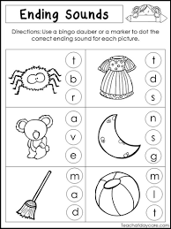 10 Printable Ending Sounds Worksheets Preschool 1st Grade Etsy In 2020 Kindergarten Literacy Worksheets Literacy Worksheets Kindergarten Literacy