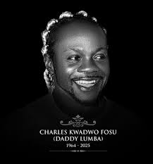 With regret, I have received the sad news of the passing of my dear friend  and renowned music icon, Charles Kwadwo Fosu. Daddy Lumba, as we  affectionately call him, was a pantheon