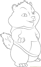 Paint and color your favorite coloring pages coloring pages and pictures with the resources of coloring pages for kids. Theodore Coloring Page For Kids Free Alvin And The Chipmunks Printable Coloring Pages Online For Kids Coloringpages101 Com Coloring Pages For Kids