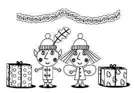 Here are some free printable ben and . Ben Holly S Little Kingdom Ben And Holly With Christmas Presents