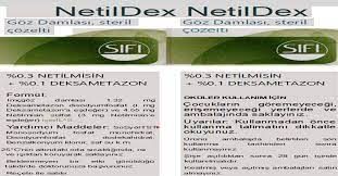 Netildex Goz Damlasi Nedir Ve Ne Icin Kullanilir Saglik Ocagim Net