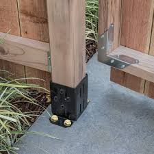 Maybe you would like to learn more about one of these? Buy Eapele 4x4 Wood Fence Post Anchor Base 13ga Thick Steel And Black Powder Coated Come With Wood Screws And Concrete Anchors Online In Indonesia B081ggnvh3