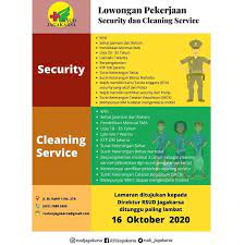 Lowongan kerja cleaning service daerah jakarta timur 2020. Lowongan Kerja Security Dan Cleaning Service Rsud Jagakarsa Minimal Sma 2020