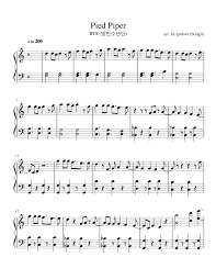 Print And Download In Pdf Or Midi Pied Piper Enjoy Its 4 4 Btw Piano Sheet Piano Sheet Music Free Piano Sheet Music