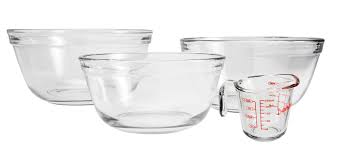 Sandwich clear by anchor hocking. Anchor Hocking Glass Mixing Bowl Set Reviews Wayfair