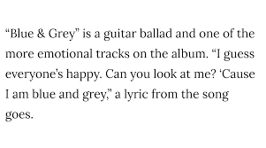 As v explained, blue is universally symbolic of sadness, while grey is a color that rm often references in his. Thread By Tkkxtg Reviews And Recognition For Blue Grey A Thread Time Magazine On