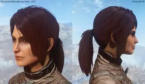 Ponytail Hairstyles by Azar v3.0 at Fallout 4 Nexus