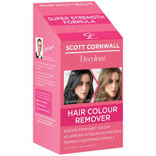 One thing you can do is use a hair color remover, like the l'oréal paris colorist secrets™ hair color remover, which works on permanent (artificial) hair color and even salon color. Buy Scott Cornwall Decolour Hair Colour Remover Online At Chemist Warehouse