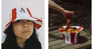 2 drycker, 2 dippsåser och 2 valfria tillbehör. Kfc Just Launched A Bucket Hat That If You Want Still Doubles As A Chicken Bucket