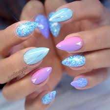 Nail Design 21 Best Designs For Short Stiletto Nails That Will Acrylicnailsstiletto In 2020 Pointy Nails Blue Glitter Nails Stiletto Nails Designs See more ideas about nails, pointy nails, nail designs.