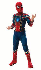 Is there an iron spider suit on amazon? Rubie S Deluxe Light Up Iron Spiderman Child Halloween Costume Walmart Com Walmart Com