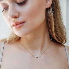 Moonstone Necklace, Jewelry Stick, Elegant Silver Necklace, Faceted  Moonstone, Stick Necklace, Christmas Gifts