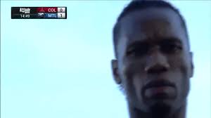 Didier Drogba is good at free...