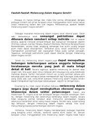 5 sebab mengapa anda perlu melancong dalam negara sendiri 1. Faedah Melancong Dalam Negara