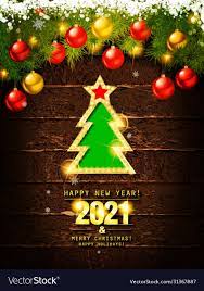 Free Images Merry Christmas 2021 Merry Christmas And Happy New Year 2021 Royalty Free Vector