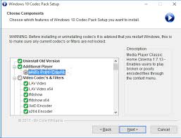 A codec is a piece of software on either a device or computer capable of encoding and/or decoding video and/or audio data from files, streams and broadcasts. Download Windows 10 Codec Pack 2 1 9