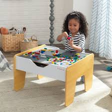 2 In 1 Square Lego Table In 2020 Lego Table Kidkraft Activity Table