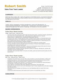 We did not find results for: Sales Floor Team Leader Resume Samples Qwikresume