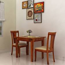Buy Mcbeth Storage 2 Seater Dining Table Set Honey Finish Online In India Wooden Street 2 Seater Dining Table Small Dining Sets Dining Table Chairs