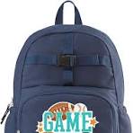 Let's Make Memories Mochila personalizada para niños con lonchera  (opcional) - rojo/azul marino, marino, Deportes