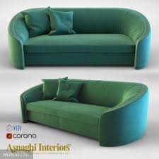 Baxter Diana Chester 2 Seat Sofa 3dmodel 438 Maxbrute Sofa Sketchup Model Sofa Set
