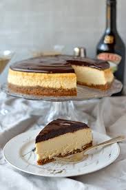 baileys cheesecake with baileys ganache