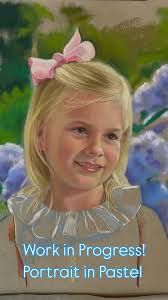 Work in Progress! Portrait in Pastel , Connie Lynn Reilly Portraits at  Gallery