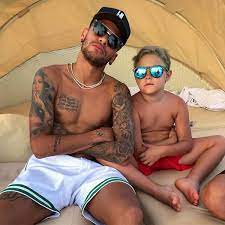 Neymar da silva santos júnior. Neymar Susses Foto Mit Seinem Sohn