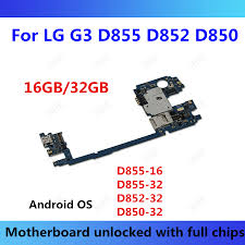 Unlock nina provides you with a safe, and securely unlock code for lg d850. Original For Lg G3 Motherboard D855 D850 D852 16gb 32gb With Chips Unlocked D855 16 D855 32 D850 32 D852 32 Logic Board Android Buy At The Price Of 19 63 In Aliexpress Com Imall Com