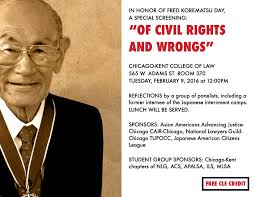 Fred Korematsu Day Film Screening & Discussion: "Of Civil Rights and  Wrongs”