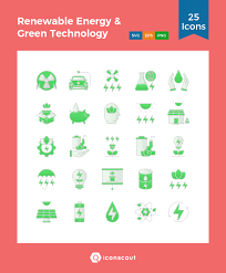 Download Renewable Energy Green Technology Icon Pack Available In Svg Png Eps Ai Icon Fonts Renewable Energy Projects Diy Renewable Energy Green Technology