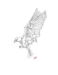 Bird In Flight Line Drawing Geometric Bird Sketch Tattoo Modern Bird Flying Foil Art Print Of Geometric Bird Available On Etsy By Request Geometric Tattoo Bird Geometric Bird Bird Sketch